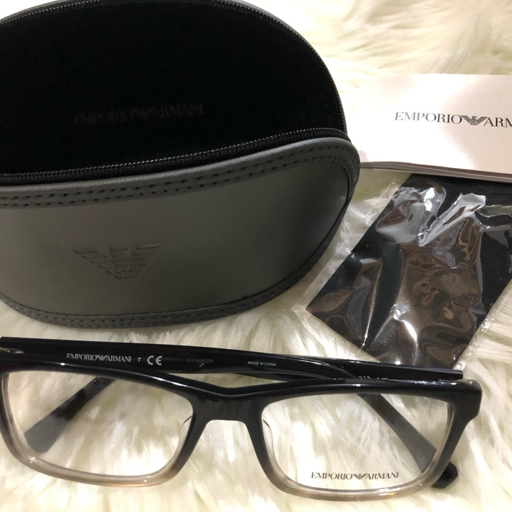 Men’s Emporio Armani Prescription Frame Glasses